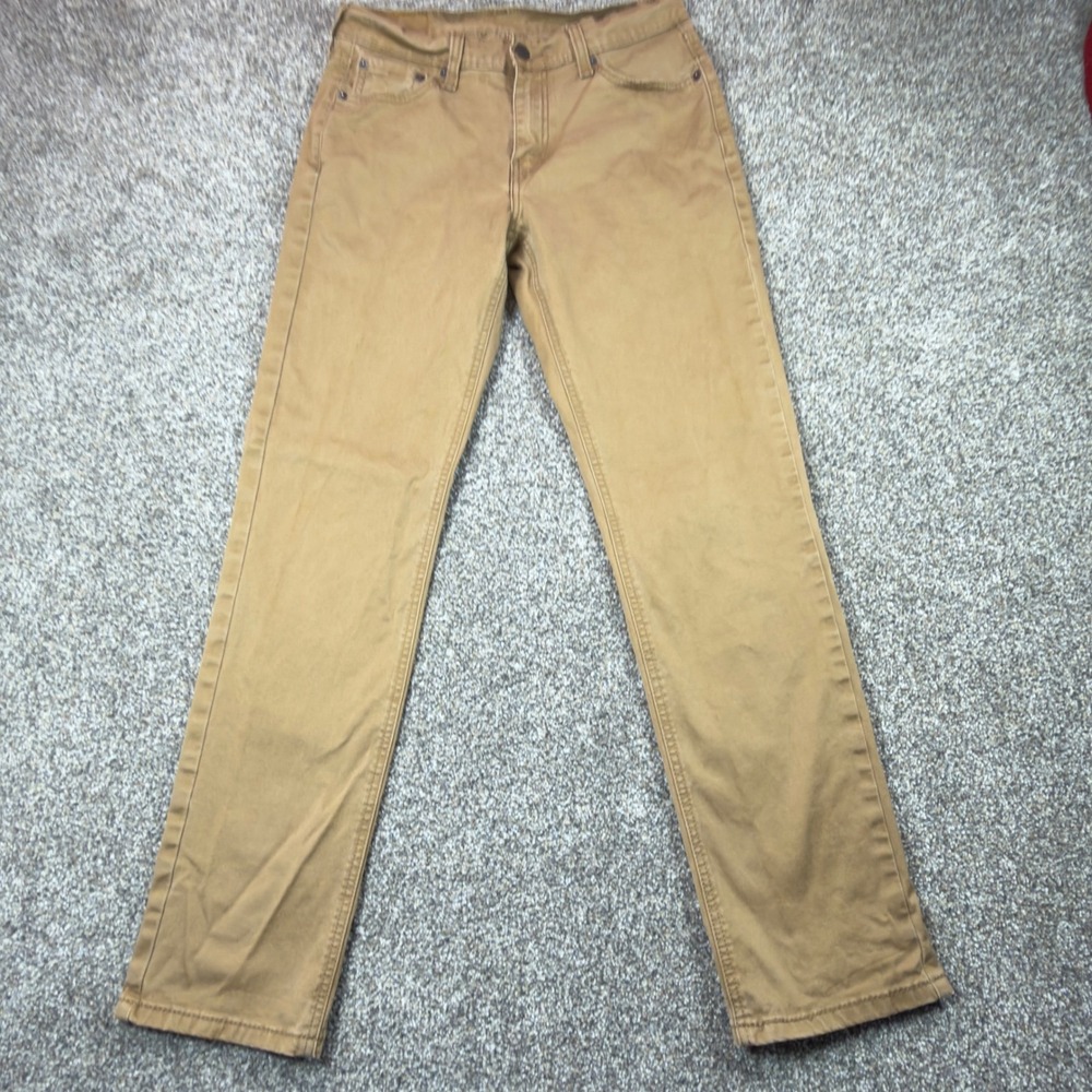 Levis 541 Athletic Taper Pants Mens 30 Tan Khaki Chino Jeans 18181-0151 Casual